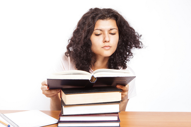 student alone